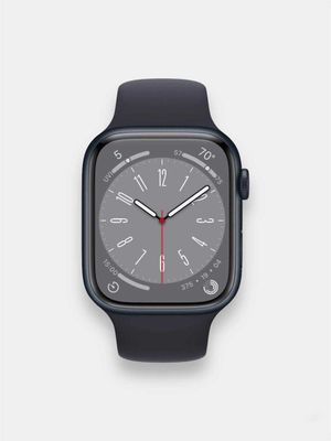 Apple Watch Series 8 45 mm Aluminium Case, Midnight Sport band