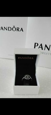 Новое Pandora кольцо серебро 925 с гравировкой размер 8