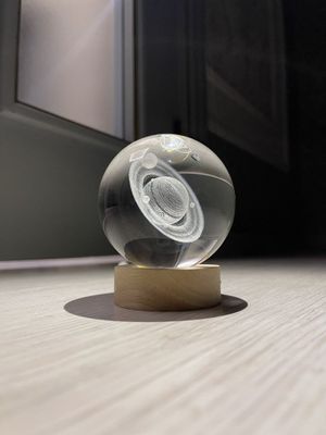 Хрустальный шар,3D,настольная лампа,подарок