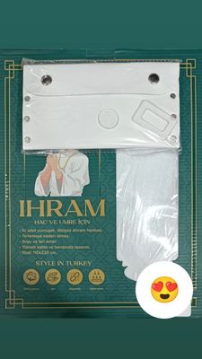 Ehrom+remen Umra va Haj safari uchun