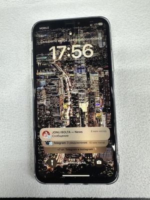 Iphone X 64 gb rangi qora karopkasi bor