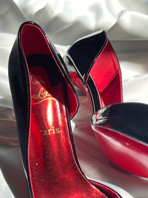 Черные женские туфли Christian Louboutin 8,5 см