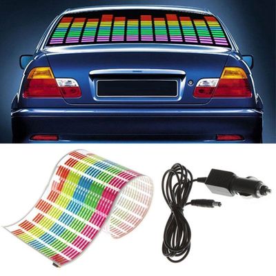 Car Sticker Equalizer! Mashina ichki muhtini tashqaridan ko'rsata