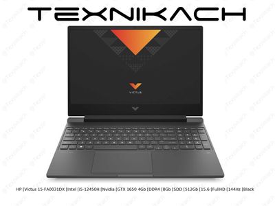 Ноутбук• HP Victus 15-FA0031DX (Intel i5-12450H + Nvidia GTX 1650 4Gb)