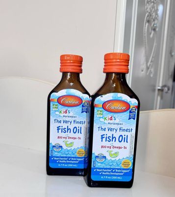 Omega-3 Carlson , Fish oil ,Рыбий жир 200ml