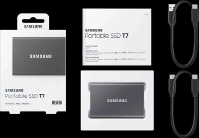 Внешний SSD Samsung T7 2Tb USB 3.2 Type-C