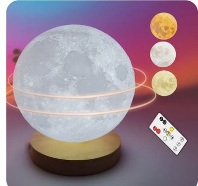 светильник ночник луна 3D moon night lamp