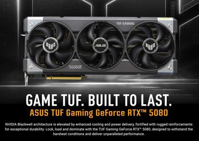 Asus GeForce RTX 5080 TUF OC, новая видеокарта