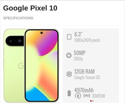 Google Pixel 10 128 GB Obsidian