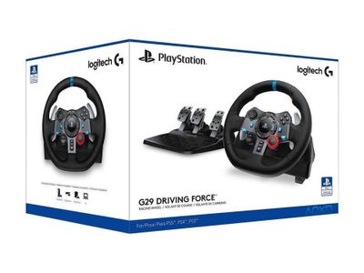 Logitech G29 + коробка передач для Playstation и ПК . Новый запечатан