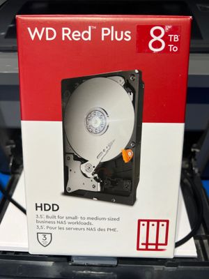 Hdd western digital red plus 8 tb