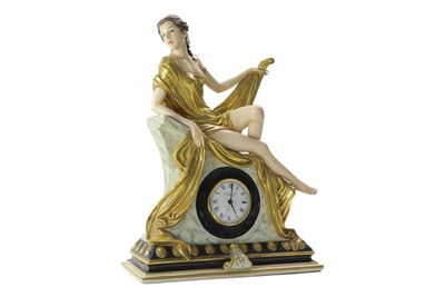 Фарфоровые Часы с Венерой Capodimonte Италия