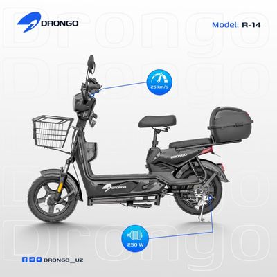 SKUTER R 14 Akumlyator 20.5 dan 4 dona yurish masofasi 50 km