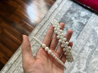 Жемчужные ободки для девушек