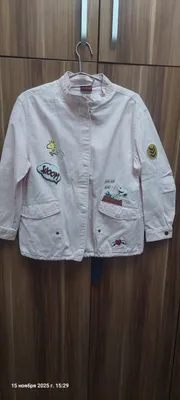 Куртка лёгкая джинса розовый цвет