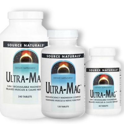 Ultra-Mag от Source Naturals 60/120/240 таблеток