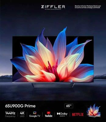 Телевизор Ziffler 65U900G UHD SMART Google TV 144Hz