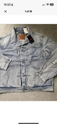 Джинсовая куртка levi’s premium