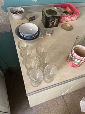 Посуда разная, хрусталь