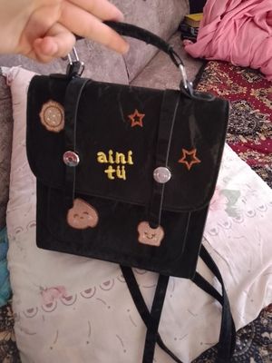 Mini rkuyzak qora rangli