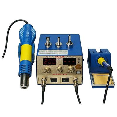 Паяльная станция YAXUN 886D + 2 в 1 SMD станция