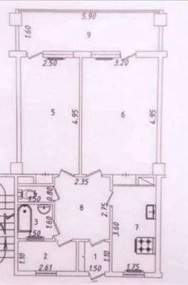 Юнусобадский р-н Ц-5 2/5/9 68000$