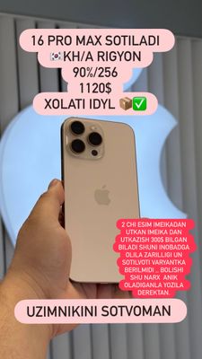 16 pro Maxs 256