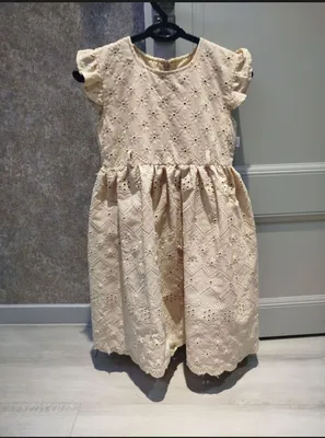 платье ручная вышивка на 10_11 лет