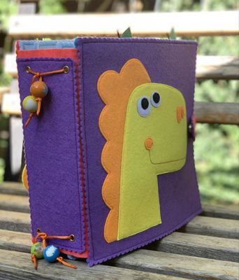 Развивающие книжки из фетра