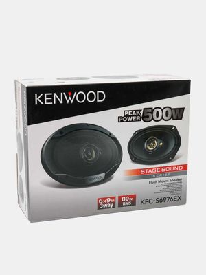 Колонки автомобильные Kenwood KFC-S6976EX, 6х9, 500 Вт