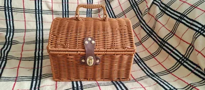 Сундучок из искусственного ротанга