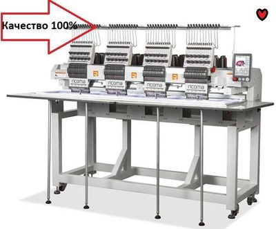 Промышленная четырехголовочная (12 цветная) вышивальная машина MT-1204