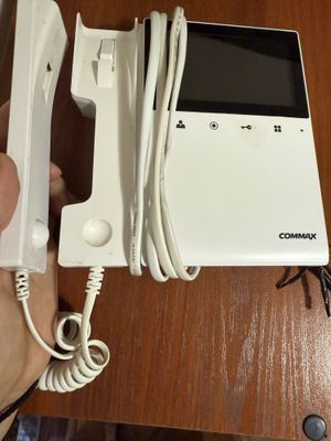Домофон commax чернобелый с панелью звонка