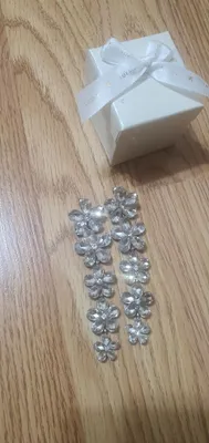 Серьги сережки Swarovski