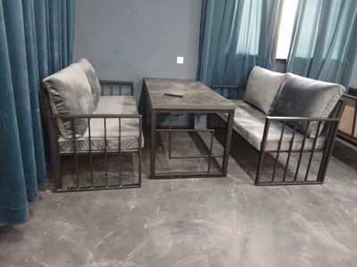 Лофт стилда ишланган мияхки мебел подушка ва ёстиклари юмшок холатта