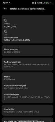 Redmi not 13 pro 12+12/512 Obmen