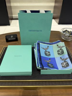 NEW Платок Tiffany & Co Bird on a Rock 733620