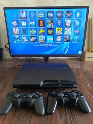 Ps3 slim 500gb +78 игры + 3 месяц гарантия