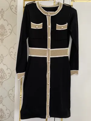 Новое вязаное платье (размер S/M)