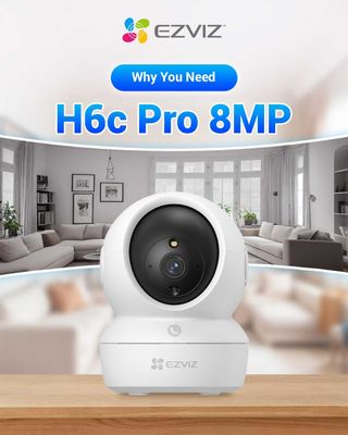 Ezviz H6c Pro (4K 8MP) Kamera | Wi Fi Kamera | Видеоняня |Видеокамера