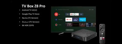 Android TVbox Z8 PRO 4/32 +бесплатные каналы фильмы