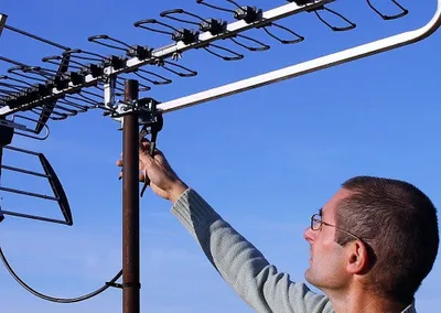 Установка антенны, antena urnatamiz