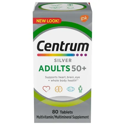 Центрум Витамины из Америки Centrum Silver Adults 50 Plus 80 шт
