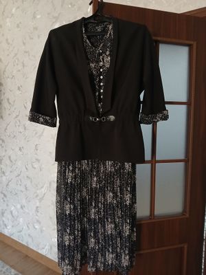 Двойка, платье с костюмом