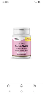 Коллаген Beauty Collagen +biotin+vitamin C. Vit direct Made in UK