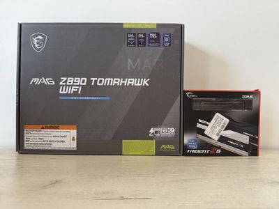 MSI Z890 Tomahawk | G.Skill Trident Z5 2x24GB 8400MHz