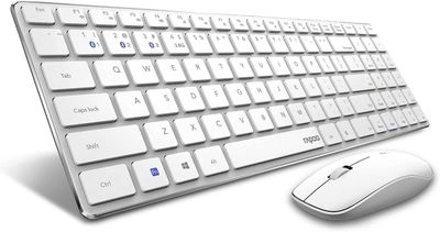 [НОВАЯ] Беспроводная клавиатура & мышка RAPOO 9320M White