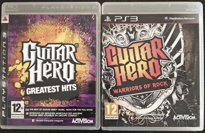 Игра Guitar Hero warriors of rock и Greatest Hits для Ps3
