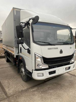 Бортовая автоплатформа (с тентом) Sinotruk Homan 4x2 CNG 5 тонн