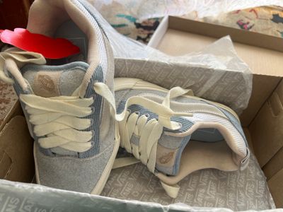 Кроссовки Vans of the wall в голубом цвете